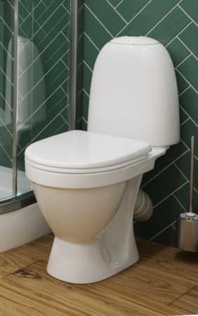 Унитаз Sanita Виктория эконом VICSACC01090111 белый с бачком и стандартным сиденьем